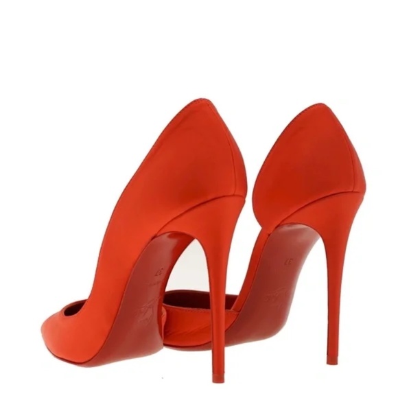 Christian Louboutin Pumps Iriza 100 Satin Size 40 New In Box - Picture 8 of 9